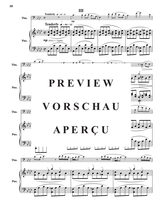 Product gallery: Page 11 of 20 Drei Romanzen für Susie , , (trombone/baritone + piano)