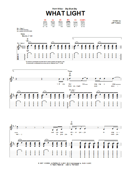Product gallery: Page 1 of 1 What Light, Wilco