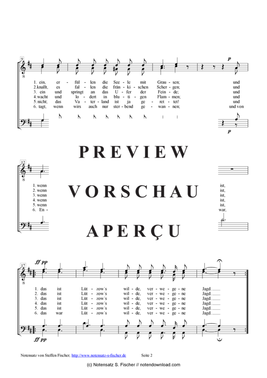 Product gallery: Page 3 of 3 Lützows Jäger , , (male choir)