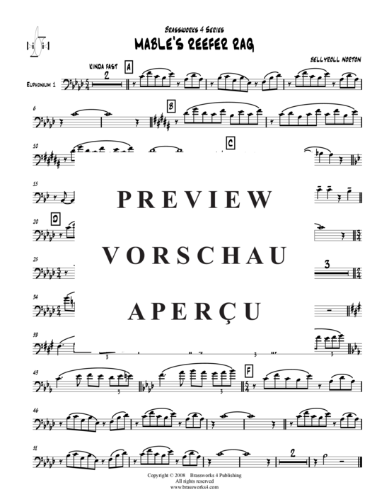 Product gallery: Page 6 of 11 Mable´s Reefer Rag , , (Tuba Quartet: 2x Baritone, 2xTuba)