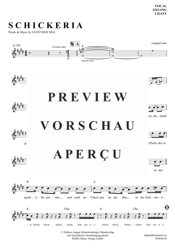 Produktgalerie: Seite 5 von 7 Schickeria, Spider Murphy Gang, Gesang