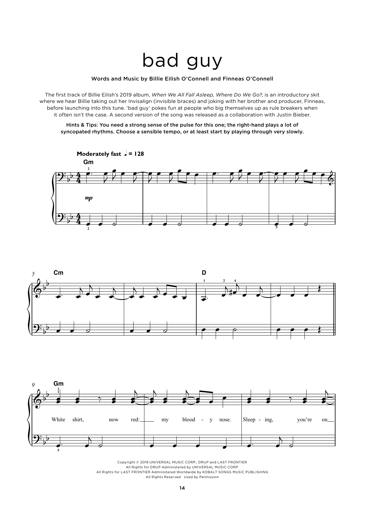 Product picture to: bad guy