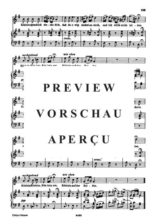 gallery: Heidenröslein D.257 , , (Gesang hoch + Klavier)