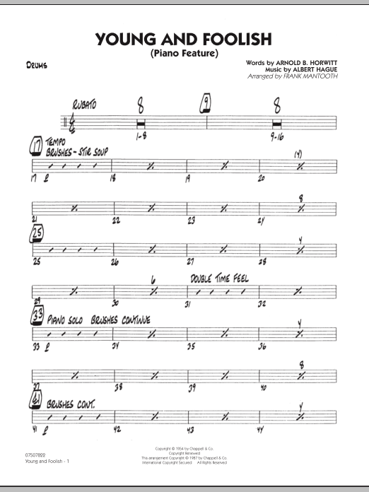 Produktgalerie: Seite 1 von 1 Young And Foolish - Drums, 