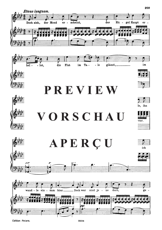 gallery: Kolmas Klage D.217 , , (Gesang hoch + Klavier)
