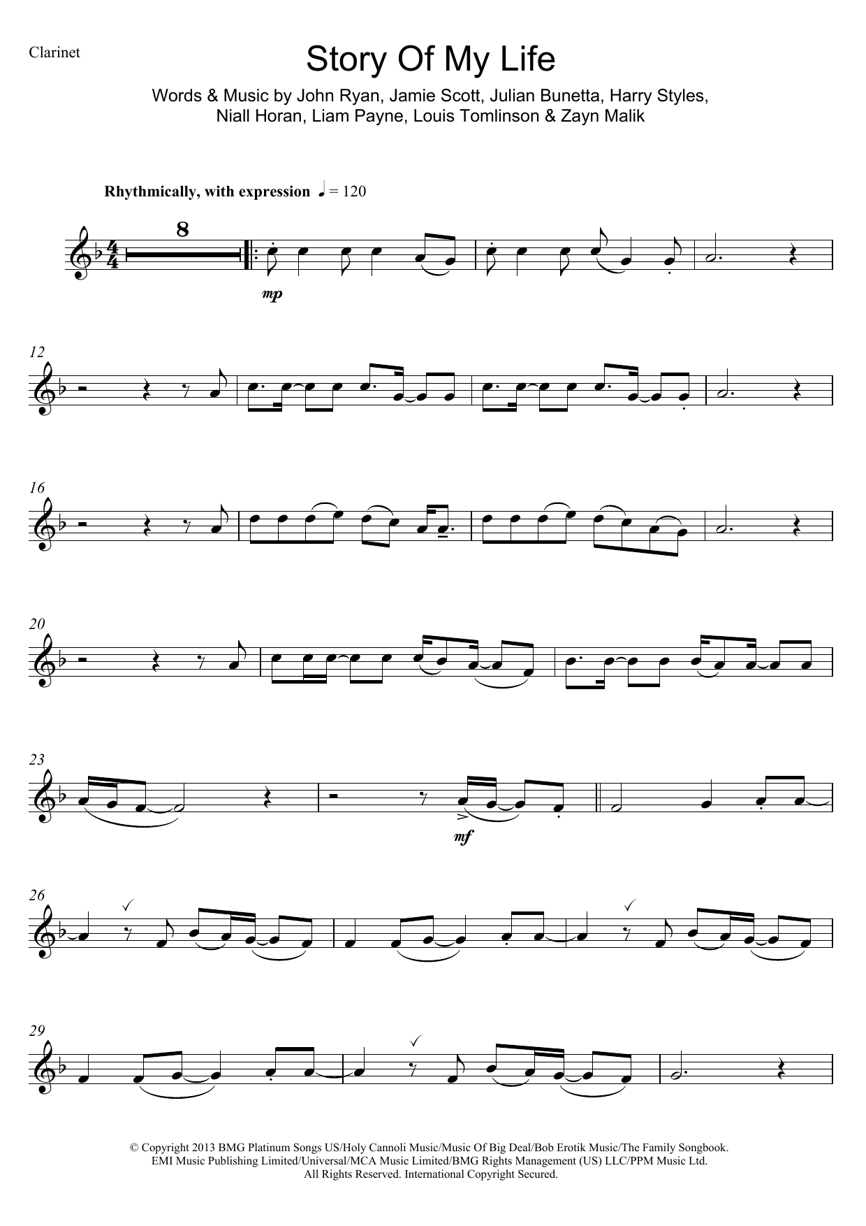 Product gallery: Page 1 of 1 Story Of My Life, One Direction