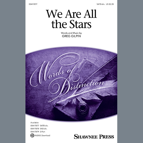 cover: We Are All The Stars, Greg Gilpin