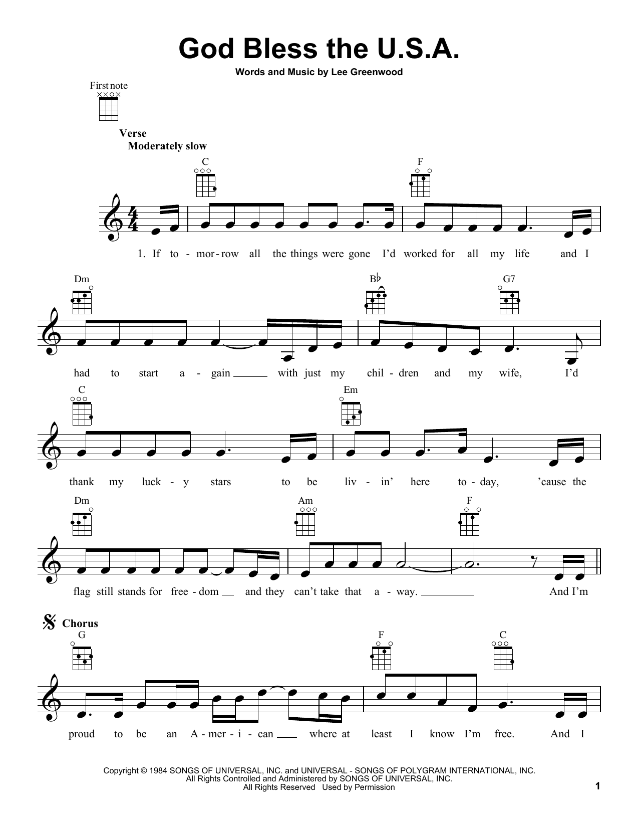 Product gallery: Page 1 of 1 God Bless The U.S.A., Lee Greenwood
