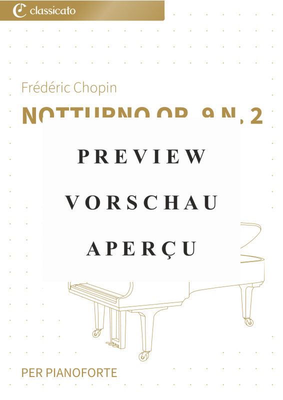 Produktgalerie: Seite 2 von 6 Notturno op. 9 n. 2 - Do maggiore · Andante · semplificato, , Klavier Solo