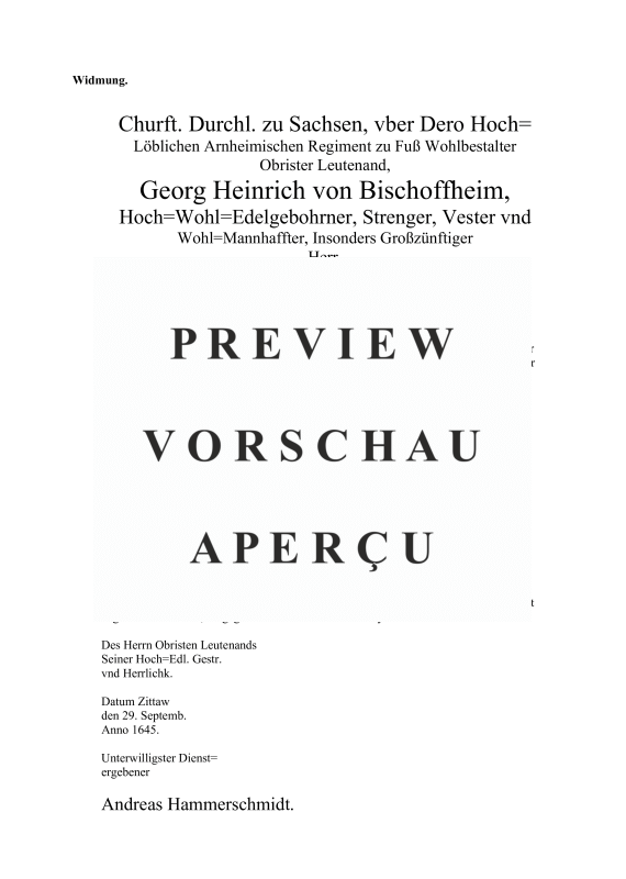 gallery: Geistlicher Dialogi Ander Teil, , (Gemischtes Ensemble 1-2 Vokalstimmen, 2 Violinen und BC)
