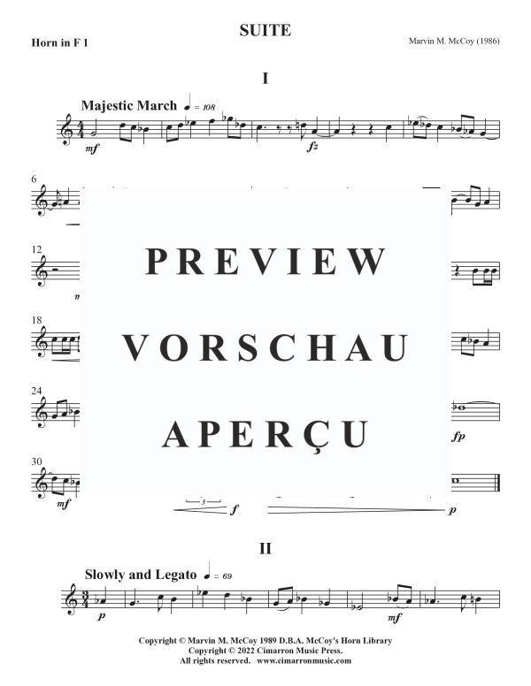 Produktgalerie: Seite 8 von 11 Suite, , Horn Quartett