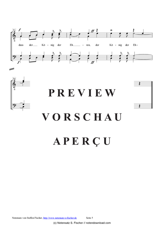Product gallery: Page 6 of 6 Hoch tut euch auf  , , (male choir)