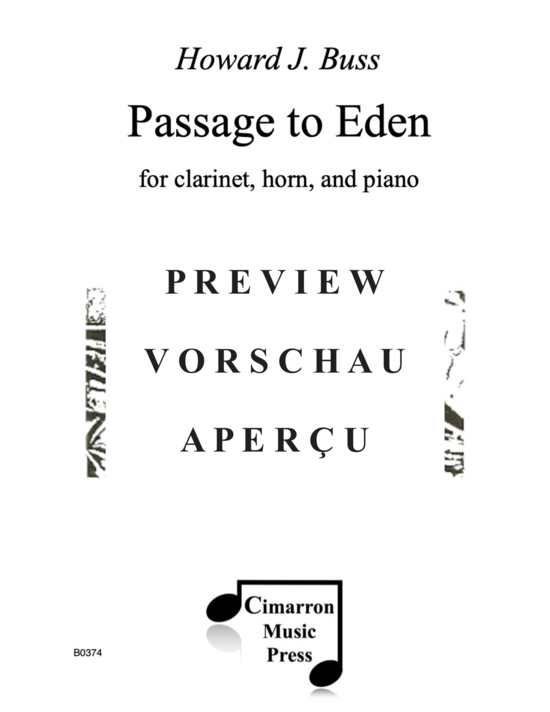Product gallery: Page 2 of 21 Passage to Eden , , (clarinet, horn and piano)