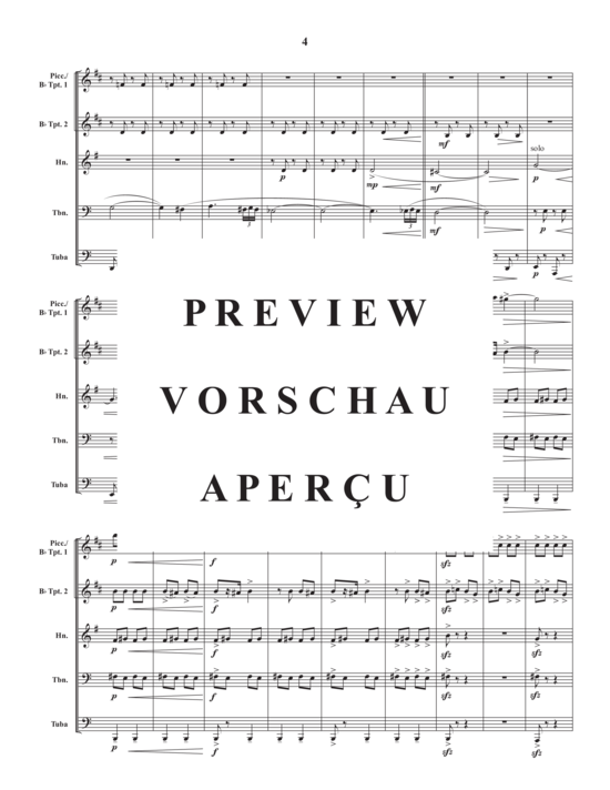 Produktgalerie: Seite 6 von 17 Ritual Fire Dance , , (Blechbläserquintett)