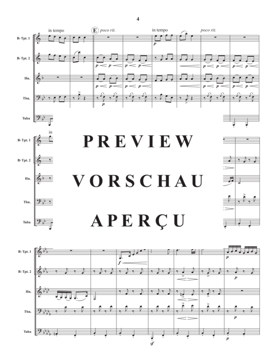 Produktgalerie: Seite 6 von 17 Hungarian Dance No. 5 , , (Blechbläser Quintett)