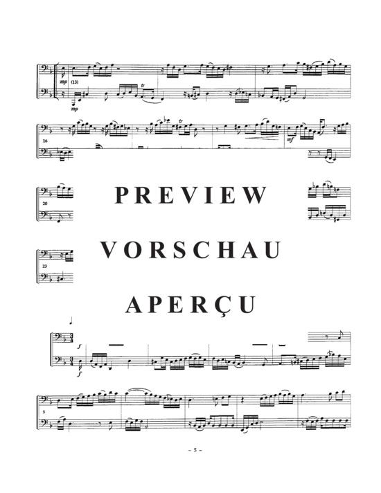 Produktgalerie: Seite 8 von 21 Suite in D minor , , (Euphonium + Tuba)