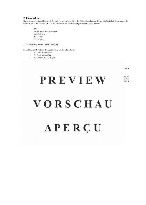 gallery: Ich bin gewiss, , (Zwei Sopran und B.C.)