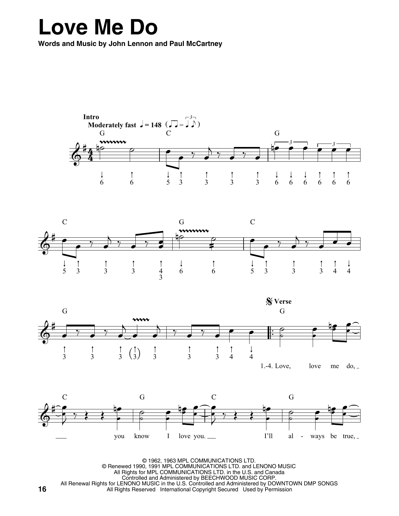 Produktbild zu:  Love Me Do - The Beatles