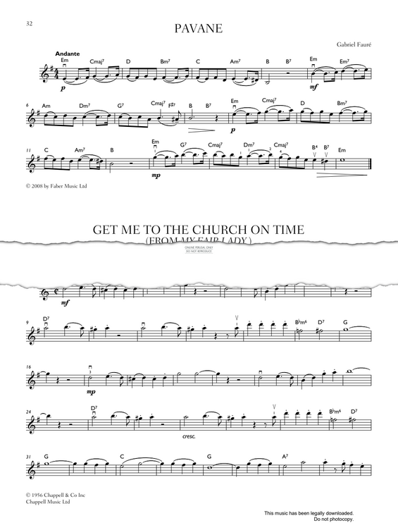 Produktgalerie: Seite 1 von 1 Get Me To The Church On Time (from 'My Fair Lady'), Frederick Loewe, Violine