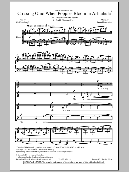Produktbild zu: Crossing Ohio When Poppies Bloom In Ashtabula (No. 3 from "From The Heart")