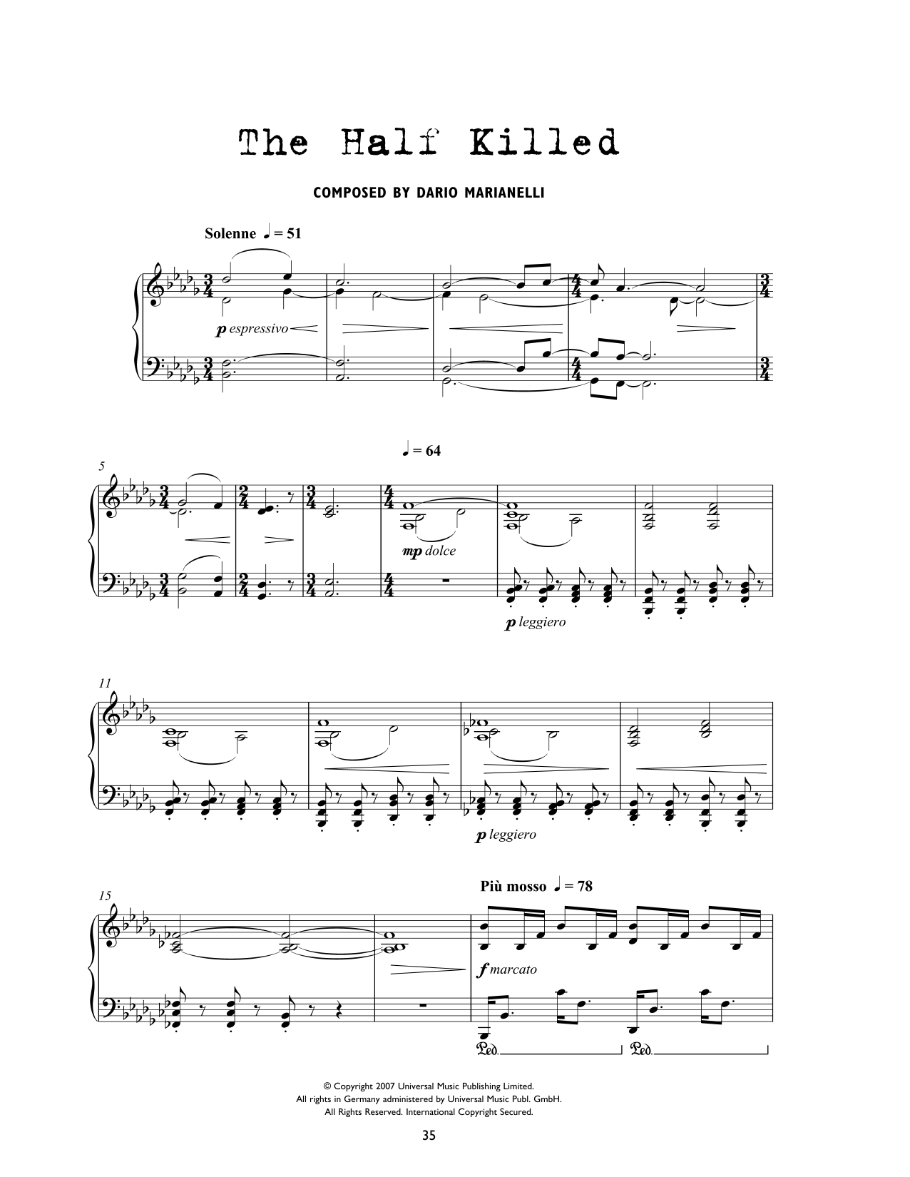 Product picture to: The Half Killed (from Atonement)