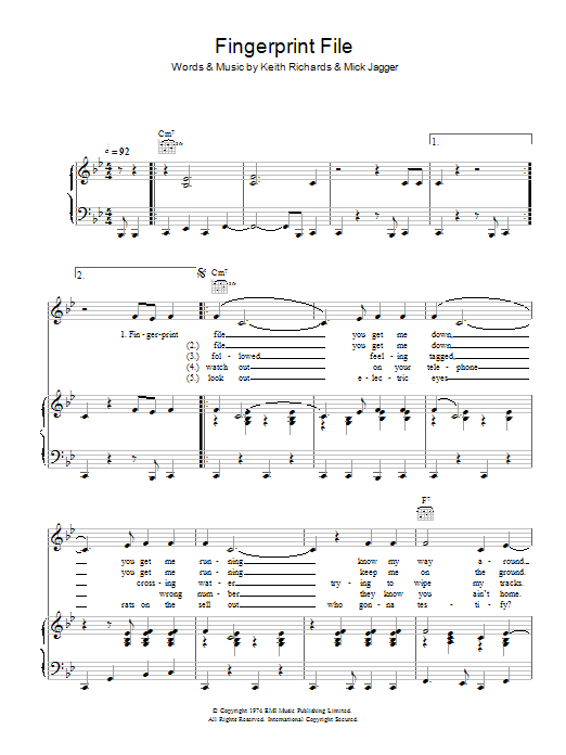 Produktbild zu:  Fingerprint File - The Rolling Stones