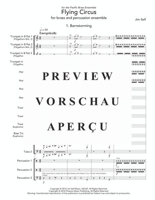 Produktgalerie: Seite 5 von 11 Flying Circus, , (Brass Band)