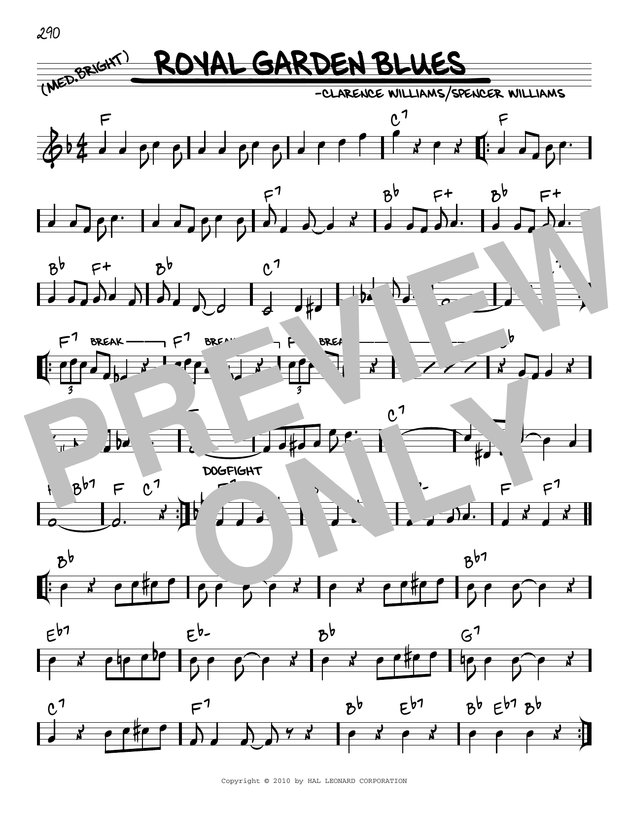 Produktbild zu: Royal Garden Blues (arr. Robert Rawlins)