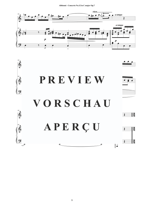 Product gallery: Page 10 of 11 Oboe Concerto No.12 in C-Dur Op.7, , Oboe and Piano/Harpsichord