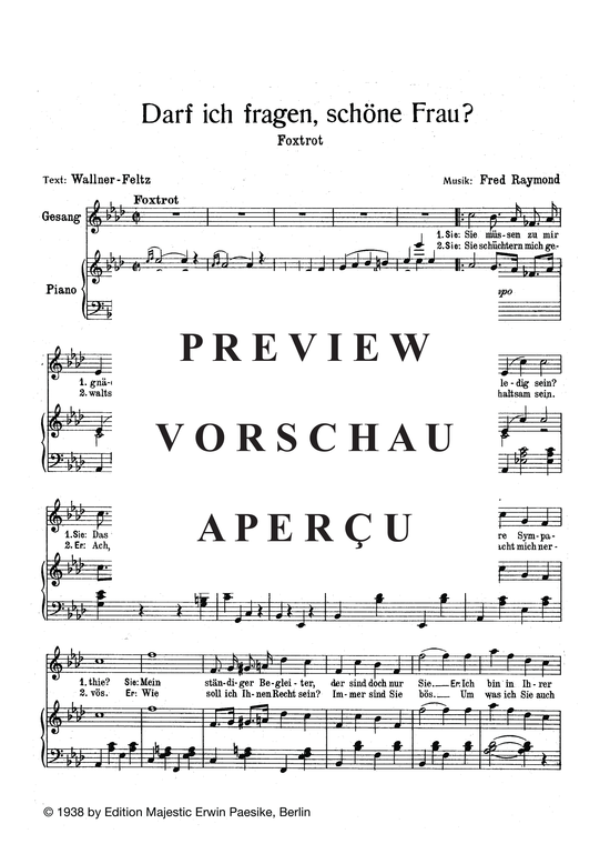 Produktgalerie: Seite 3 von 3 Darf ich fragen, schöne Frau?, , Klavier und Gesang