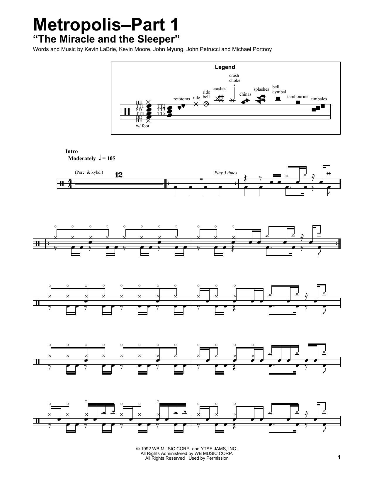 Product gallery: Page 1 of 1 Metropolis-Part 1 "The Miracle And The Sleeper", Dream Theater