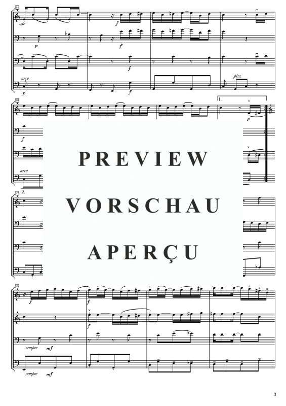 gallery: The Entertainer, , Double Bass Quartet