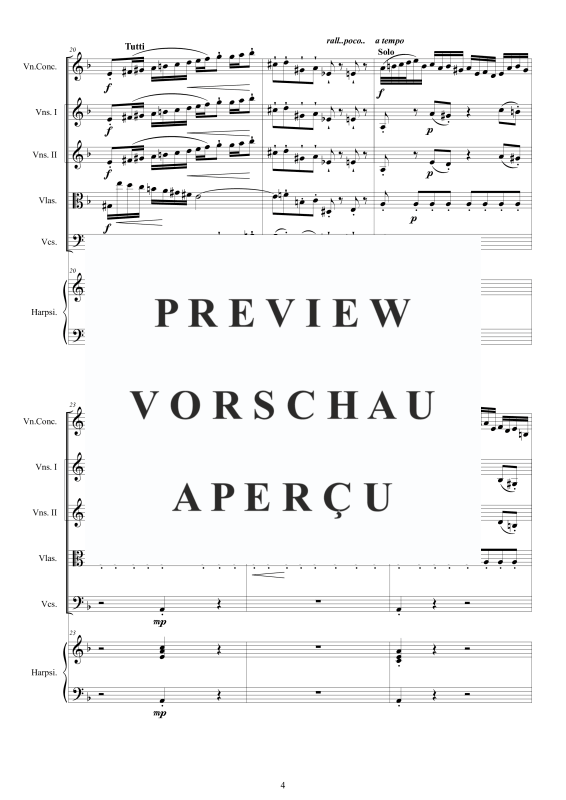 Product gallery: Page 5 of 11 Violin Concerto in D minor BWV 1052, , Mixed Ensemble: Violin, Strings and Harpsichord Bc