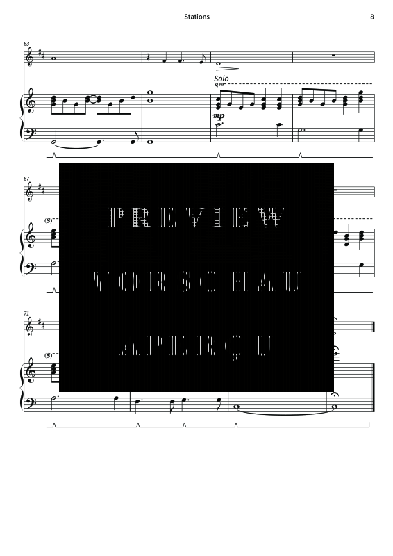 Produktgalerie: Seite 10 von 11 Stations - Gentle Melodies for Weddings, Church, and Other Occasions, , Trompete in B und Klavier