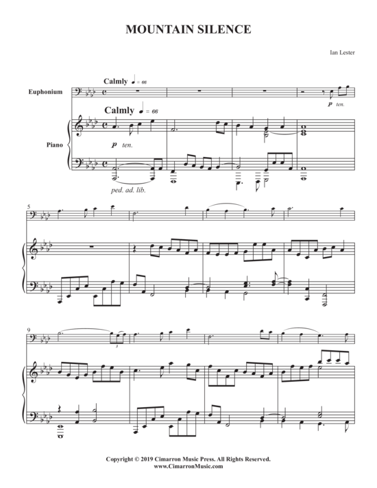 Product picture to: Mountain Silence Ian Lester