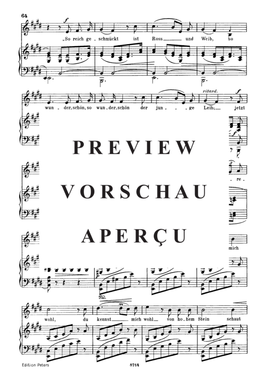 Product gallery: Page 4 of 5 Waldesgeschpräch Op.39 No.3, , Medium Voice and Piano