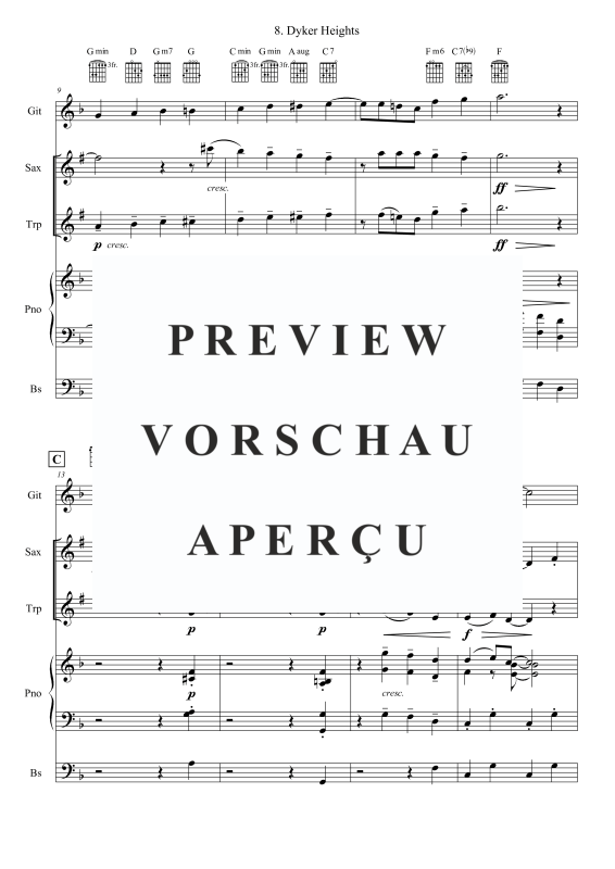 Produktgalerie: Seite 3 von 11 Dyker Heights, , (Combo Band (und 2 Bläser(