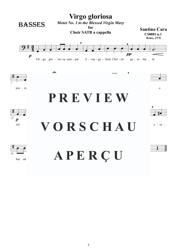 Produktgalerie: Seite 8 von 8 Virgo gloriosa - Motette, , Gemischter Chor a capella