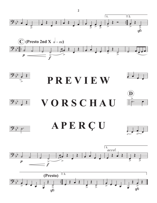 Produktgalerie: Seite 12 von 12 1890´s Medley , , (Blechbläser Trio für Trompete in B, Horn in F oder Posaune + Tuba)