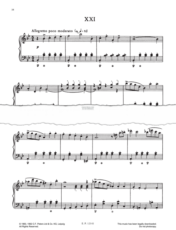 Produktgalerie: Seite 1 von 1 Prelude No.21 (from 24 Preludes Op. 34), Dmitri Shostakovich, Klavier