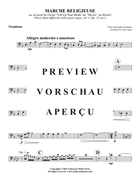 Produktgalerie: Seite 11 von 14 Marche Religeuse , , (Blechbläserquintett)