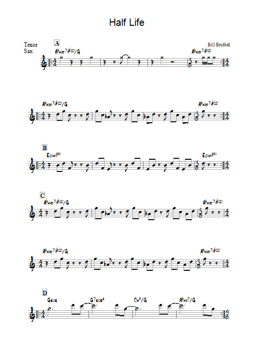 Product gallery: Page 1 of 1 Half Life, Bill Bruford