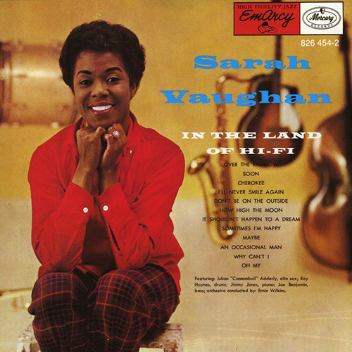 cover: An Occasional Man, Sarah Vaughan, Gesang, Klavier