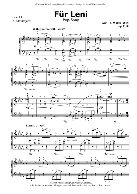 Produktbild zu: Für Leni Gert Walter