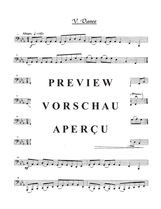 Product gallery: Page 8 of 9 Five Bagatelles , , (Tuba Solo)