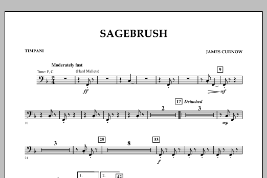 Produktbild zu:  Sagebrush - Timpani - 