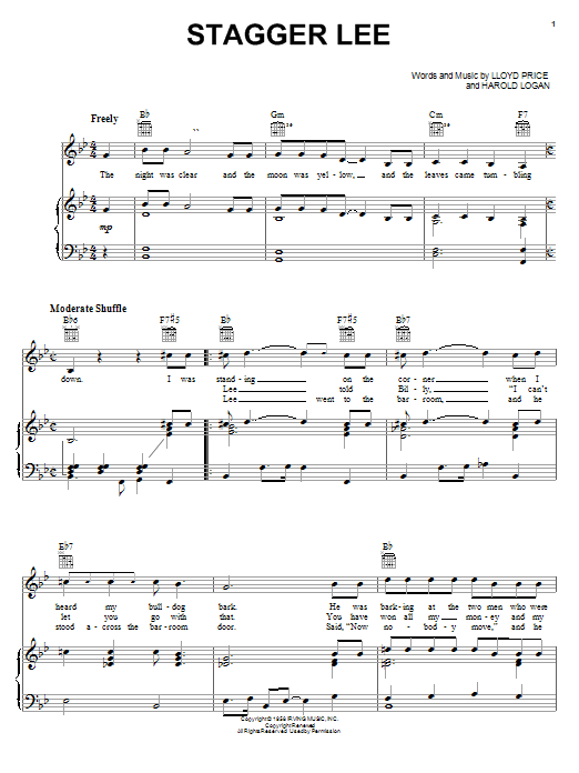 Produktbild zu: Stagger Lee