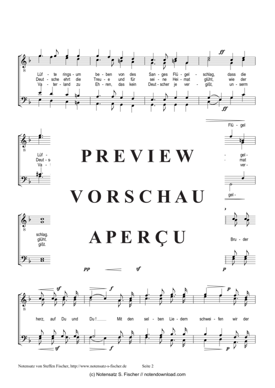 Product gallery: Page 3 of 4 Lied der Deutschen in der Fremde  , , (male choir)