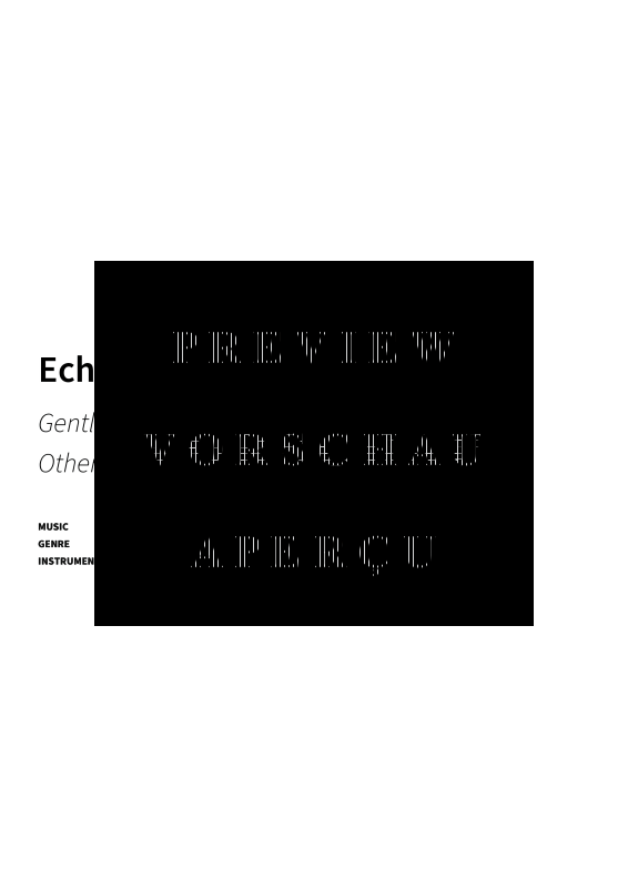 gallery: Echoes - Gentle Melodies for Weddings, Church, and Other Occasions, , Trompete in B und Klavier