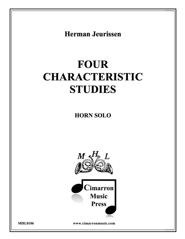 cover: Four Charactristic Studies, , Horn In F